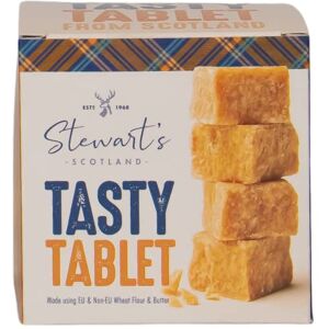 Highland Croft Stewart's - Tasty Tablet Fudge Box (125g) - Rich, Creamy, Decadent, Velvety, Indulgent, Melt-in-your-mouth, Buttery Smooth, Luxurious, Delectable Fudge