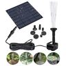 Solar Fountain Pump, GOCHANGE 1.2W 180L/H Solar Pond Pump, Solar Panel Water Fea