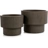 Innovators Set of 2 Round Tiered Planters