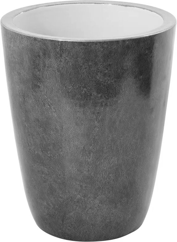 Photos - Flower Pot Fink MELUA planter in gray and silver, height of 37cm gray 37.0 H x 29.0 W