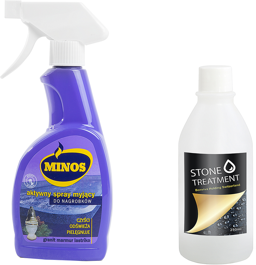 Beliani Stone Cleaner and Treatment Waterproofing Care Set Preserver