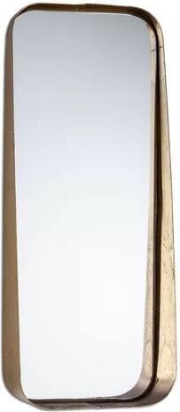 Borough Wharf Hollier Leaf Parisienne Metal Portrait Accent Mirror Borough Wharf Size: 45cm H x 18cm W x 9cm D, Finish: Gold  - Size: 203cm H X 335cm W X 46cm D