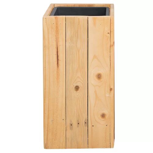 Freeport Park Sykia Wooden Planter Box Freeport Park Size: 60 cm H x 28 cm W x 28 cm D  - Size: Medium