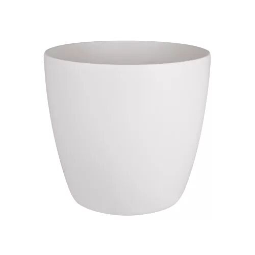 ELHO Plastic Plant Pot ELHO Colour: White, Size: 43cm H x 47cm W x 47cm D  - Size: