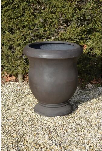 Freeport Park Holly Concrete Urn Planter Freeport Park Colour: Iron Ore, Size: 84cm H x 75cm W x 75cm D  - Size: King (5')