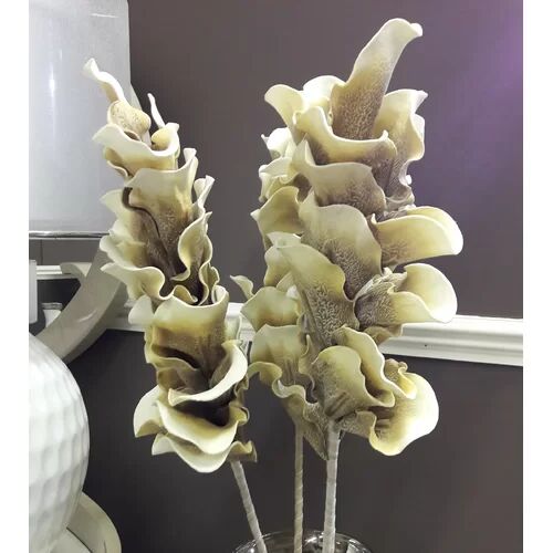 ClassicLiving Greenleaf Lilies Spray (Set of 3) ClassicLiving Flower Colour: Brown  - Size: Rectangle 140 x 200cm