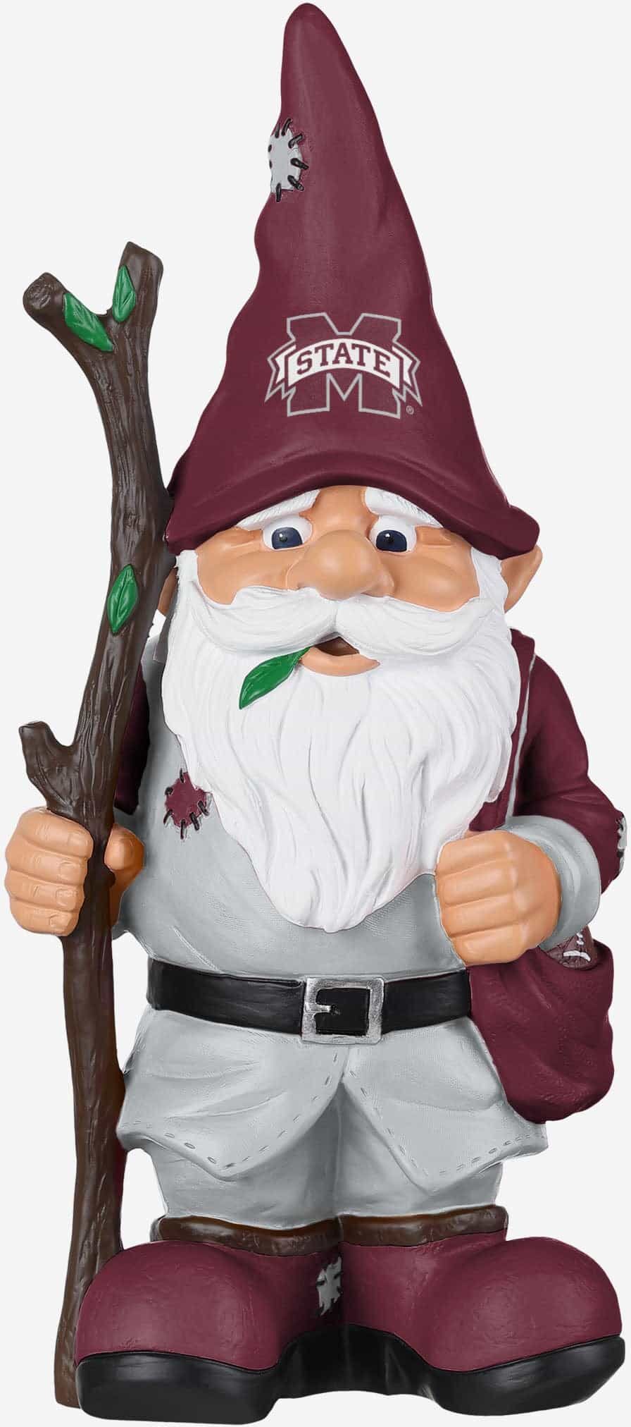 FOCO Mississippi State Bulldogs Holding Stick Gnome -