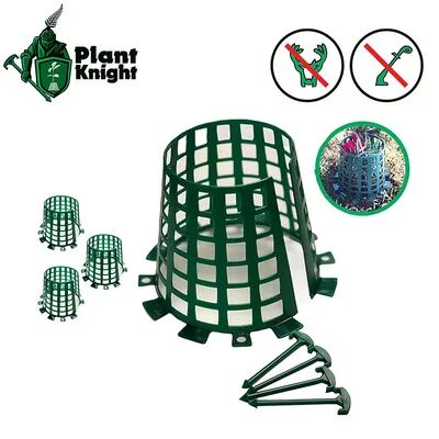 Plant Knight Tree and Plant Animal Prevention Protector Guard, 3 Pack (Green)