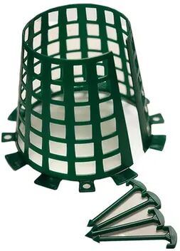 Plant Knight Tree Trunk Guard Protector for Garden Protection, 6 Pack (Green)