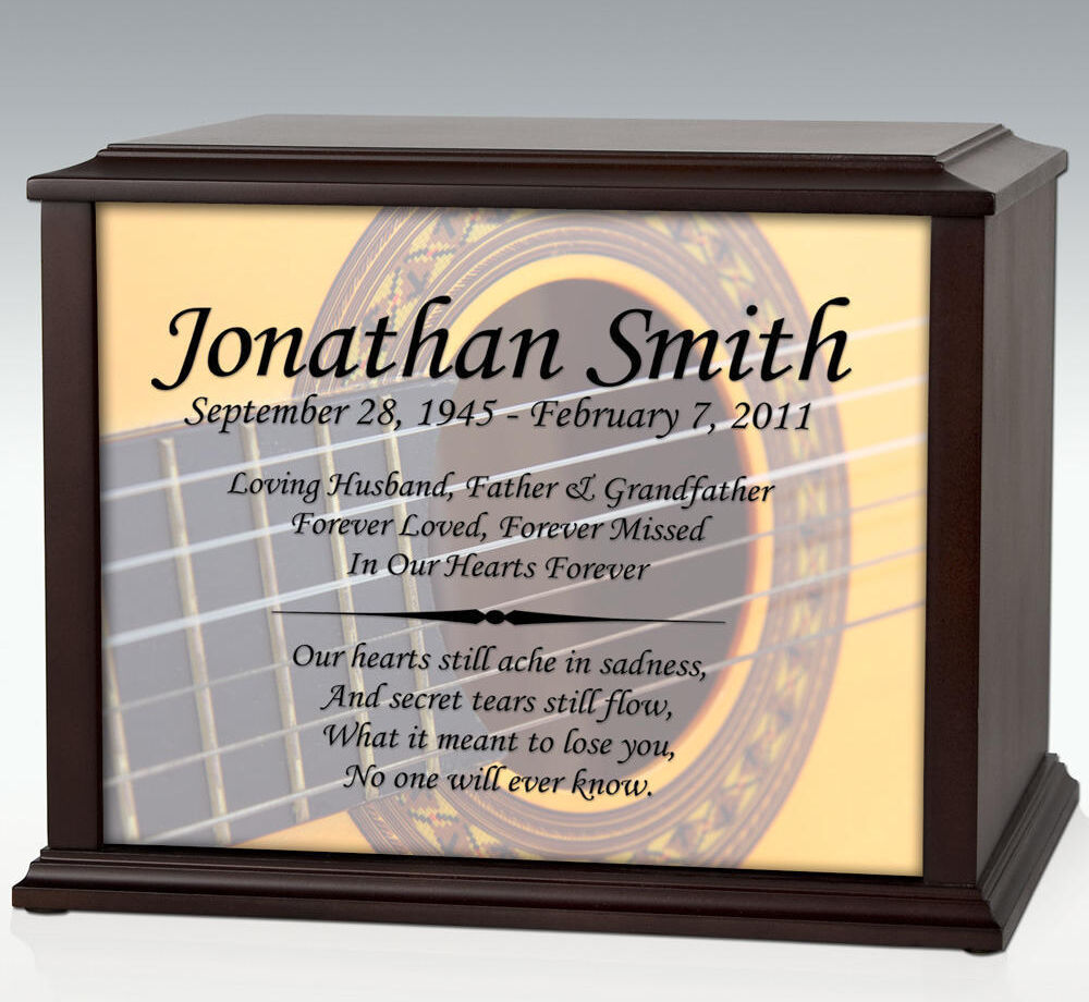 Perfect Memorials XL Acoustic Guitar Infinite Impression Cremation Urn-Engravable