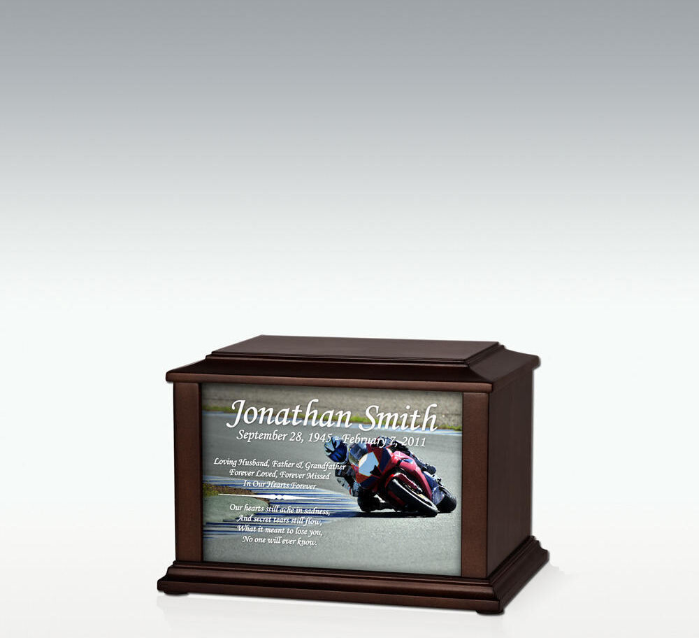 Perfect Memorials XS Motorcycle Racer Infinite Impression Cremation Urn