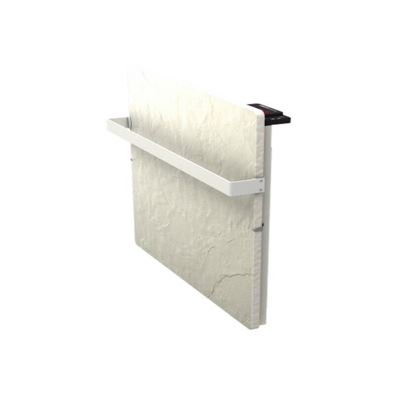 VALDEROMA Sèche-serviettes à inertie TACTILO Carré Ardoise Blanche 800W