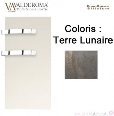 VALDEROMA Sèche-serviette rayonnant SLIM 2.0 Terre Lunaire 800W - Valderoma 16800TL