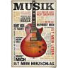 Reinders! Poster »Musik ist Leidenschaft«, (1 St.) braun B/H: 61 cm x 91,5 cm B/H: 61 cm x 91,5 cm unisex