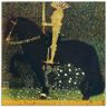 Artland Glasbild »Das Leben ein Kampf der goldene Ritter«, Sport, (1 St.), in verschiedenen Größen  grün  B/H: 40 cm x 40 cm grün