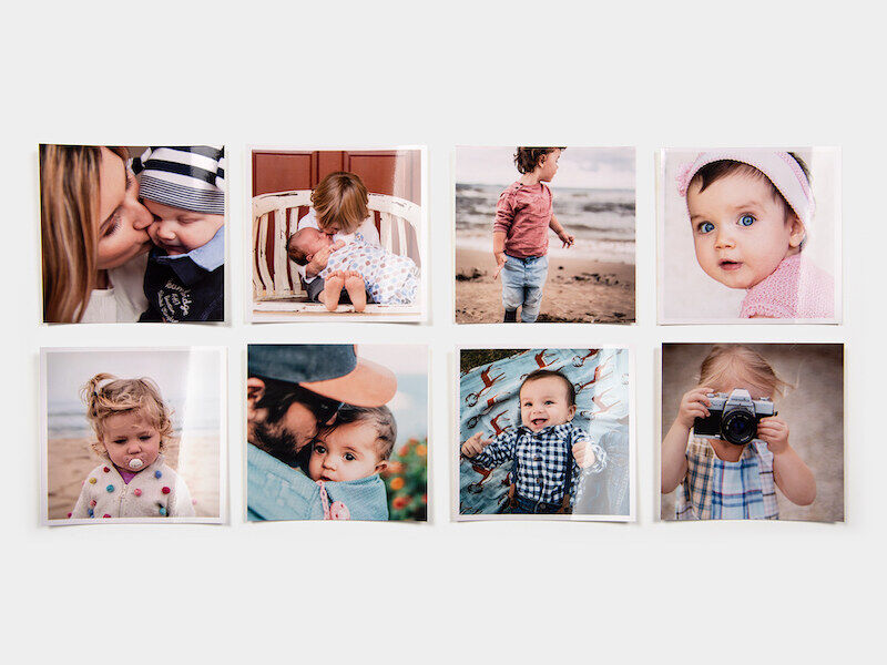 myposter Quadratische Fotoabzüge: 100 Fotos im Format 10x10, glänzend