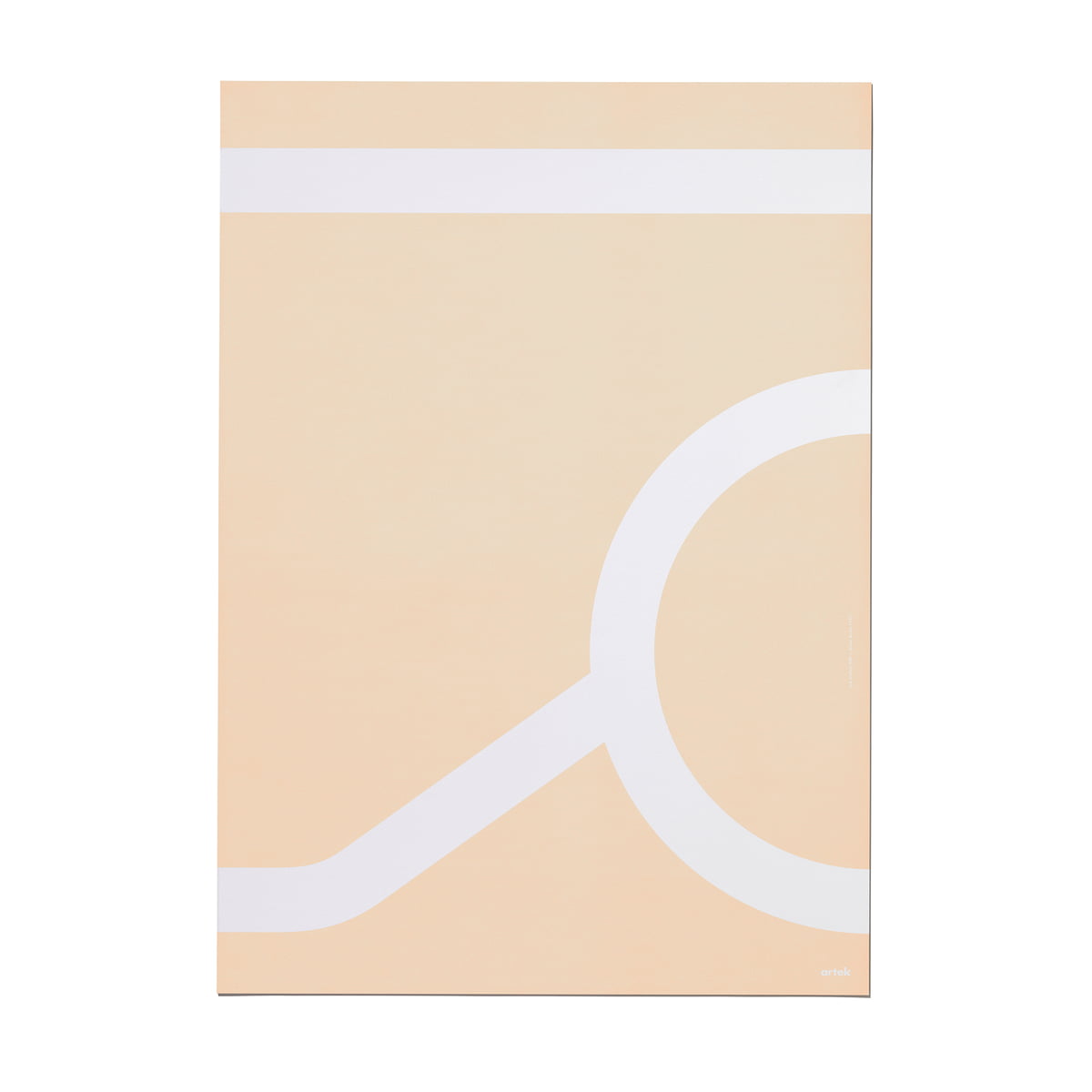 Artek - Outline Poster 50 x 70 cm, Tea Trolley 900 / beige