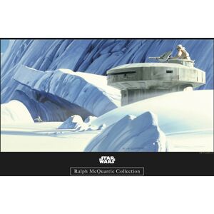 Komar Poster »Star Wars Classic RMQ Hoth Echo Base«, Star Wars, (1 St.),... bunt