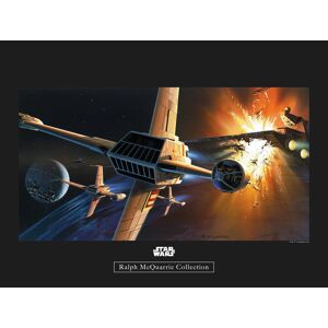 Komar Poster »Star Wars Classic RMQ Endor Orbit War«, Star Wars, (1 St.),... bunt