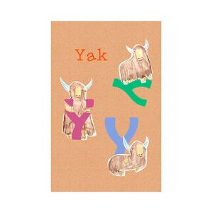 Komar Poster »ABC Animal Y«, Buchstaben, (1 St.), Kinderzimmer, Schlafzimmer,... bunt