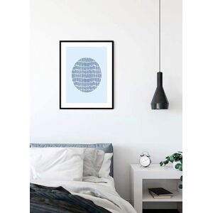 Komar Poster »Shelly Patterns Blue«, Formen-Kunst, (1 St.), Kinderzimmer,... bunt