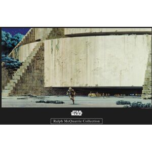 Komar Poster »Star Wars Classic RMQ Yavin Temple«, Star Wars, (1 St.),... bunt