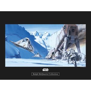 Komar Poster »Star Wars Classic RMQ Hoth Battle Snowspeeder«, Star Wars, (1... bunt