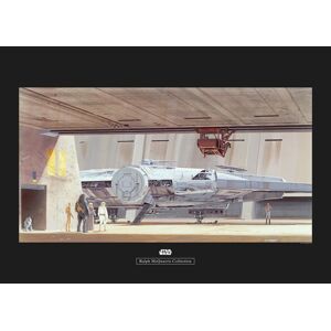 Komar Poster »Star Wars Classic RMQ Mos Eisley Hangar«, Star Wars, (1 St.),... bunt