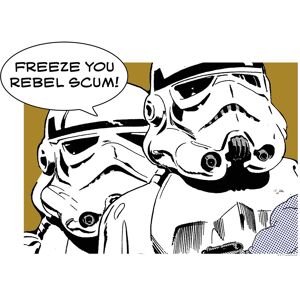 Komar Poster »Star Wars Classic Comic Quote Stormtrooper«, Star Wars, (1... bunt