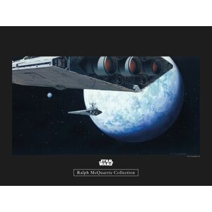 Komar Poster »Star Wars Classic RMQ Hoth Orbit«, Star Wars, (1 St.),... bunt