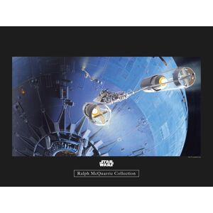 Komar Poster »Star Wars Classic RMQ Death Star Attack«, Star Wars, (1 St.),... bunt