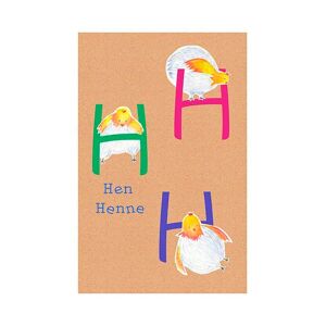 Komar Poster »ABC Animal H«, Buchstaben, (1 St.), Kinderzimmer, Schlafzimmer,... bunt