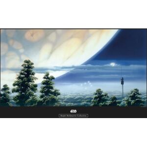 Komar Poster »Star Wars Classic RMQ Yavin Lookout«, Star Wars, (1 St.),... bunt