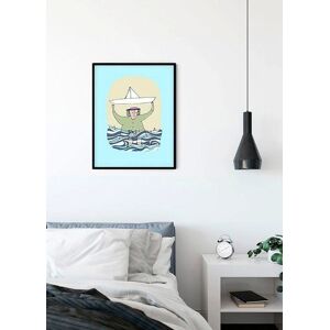 Komar Poster »Paper Ship«, Menschen, (1 St.), Kinderzimmer, Schlafzimmer,... bunt