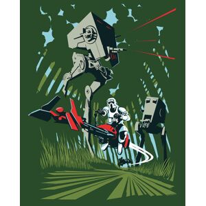 Komar Poster »Star Wars Classic Vector Endor«, Star Wars, (1 St.),... bunt