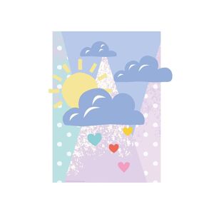 Komar Poster »Winnie Pooh Clouds«, Disney, (1 St.), Kinderzimmer,... bunt