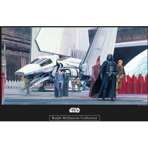 Komar Poster »Star Wars Classic RMQ Death Star Shuttle Dock«, Star Wars, (1... bunt