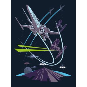 Komar Poster »Star Wars Classic Vector X-Wing«, Star Wars, (1 St.),... bunt