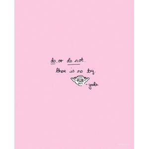 Komar Wandbild »Star Wars Quote Yoda Cute«, (1 St.), Kinderzimmer,... bunt