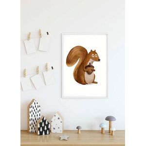 Komar Poster »Cute Animal Squirrel«, Tiere, (1 St.), Kinderzimmer,... bunt