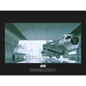 Komar Poster »Star Wars Classic RMQ Hangar Shuttle«, Star Wars, (1 St.),... bunt