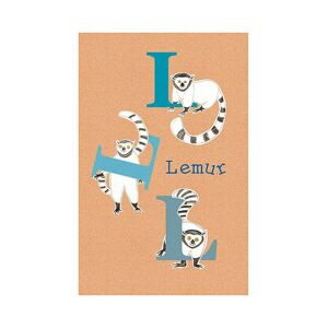 Komar Poster »ABC Animal L«, Buchstaben, (1 St.), Kinderzimmer, Schlafzimmer,... bunt