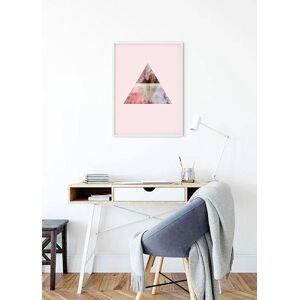 Komar Poster »Triangles Top Red«, Formen-Kunst, (1 St.), Kinderzimmer,... bunt