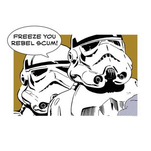 Komar Poster »Star Wars Classic Comic Quote Stormtrooper«, Star Wars, (1... bunt