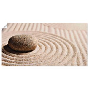 Artland Wandbild »Mini Zen Garten - Sand«, Zen, (1 St.), als Leinwandbild,... naturfarben Größe
