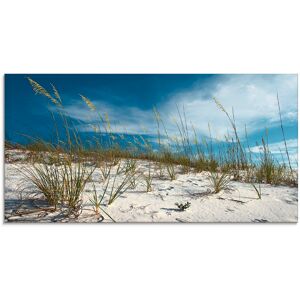 Artland Glasbild »Sanddüne und Gräser«, Strand, (1 St.), in verschiedenen... blau Größe