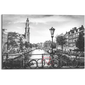 Reinders! Holzbild »Amsterdam Canal«, (1 St.) schwarz/weiss Größe