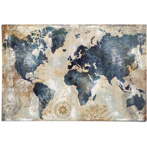 Reinders! Poster »Weltkarte Vintage - Kontinente - Landkarte«, (1 St.) mehrfarbig Größe