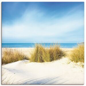 Artland Wandbild »Gras auf Sanddünen«, Strand, (1 St.), als Leinwandbild,... blau Größe