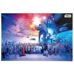Reinders! Poster »Star Wars - universe« Blau Größe